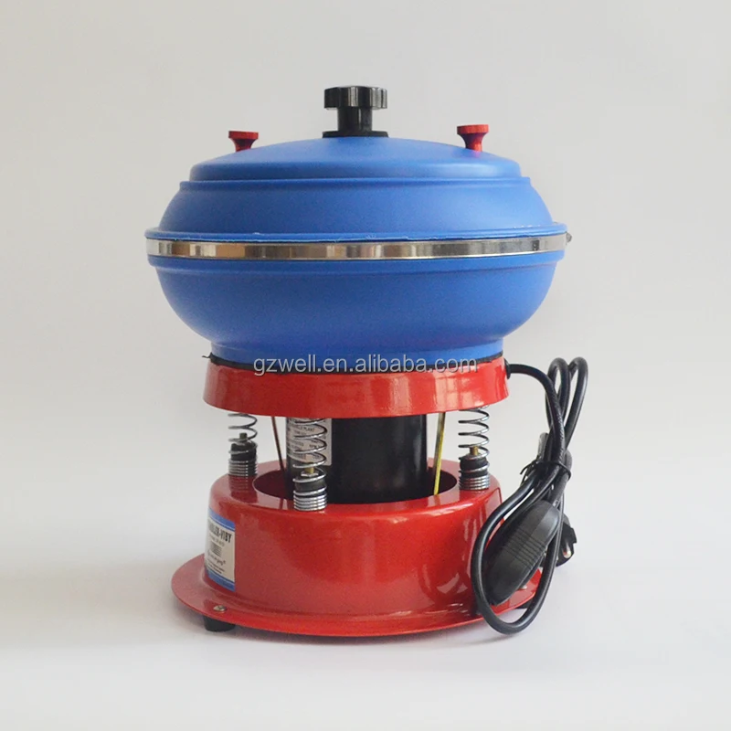 10 inch exquisite polishing machine for agate jade polishing jewelry processing tools pot type vibration polishing machine