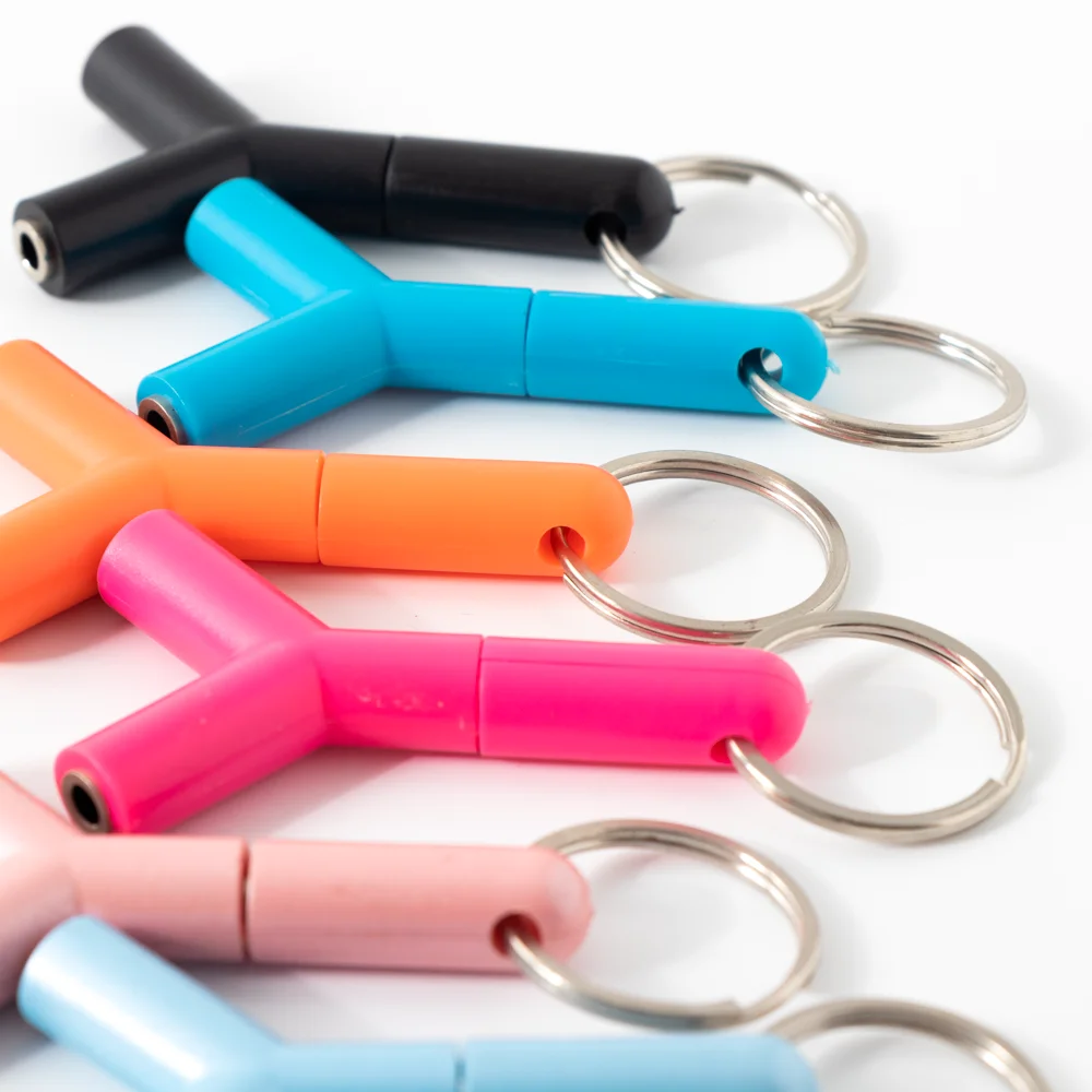 New Branch style music headphone splitter 3.5mm stereo 1 to 3 jacks for phone