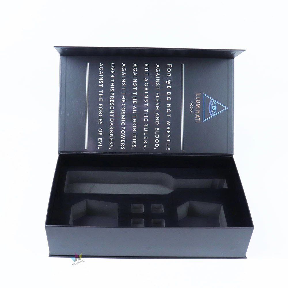 Universal Gift Boxes Packaging Eco Friendly paper Package for wine wedding personalised  box  for bottle