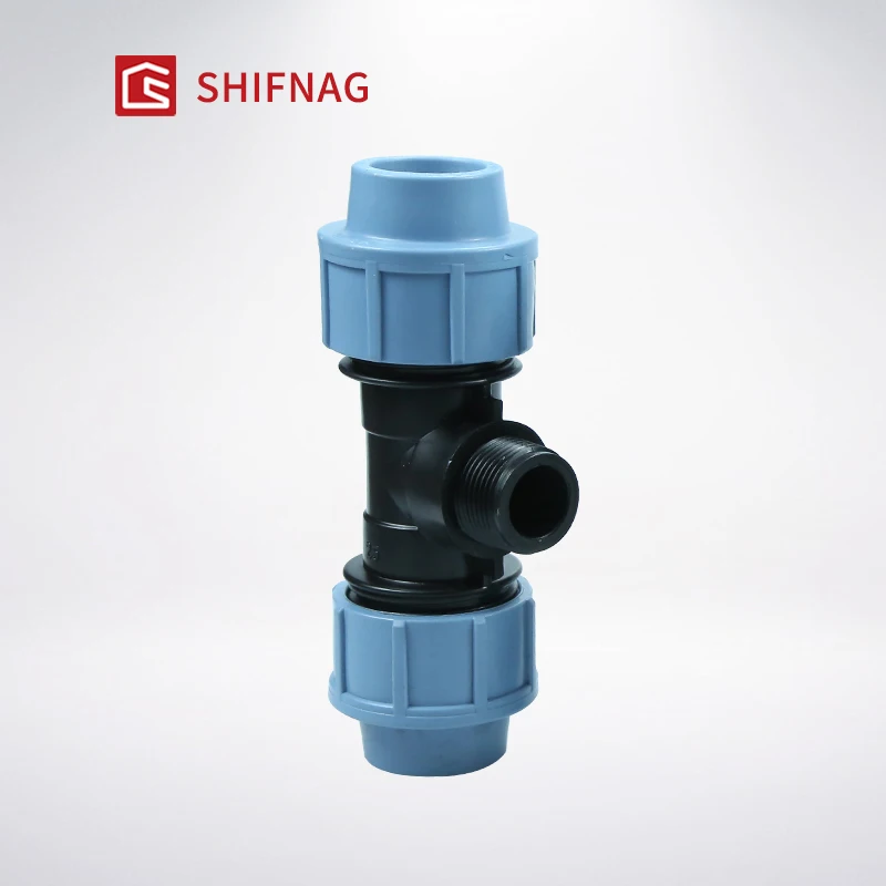 Reliable Supplier pp compression pipe fittings hdpe water supply pipe pn16 female 90 Degree Elbow  flange tee  Connectors