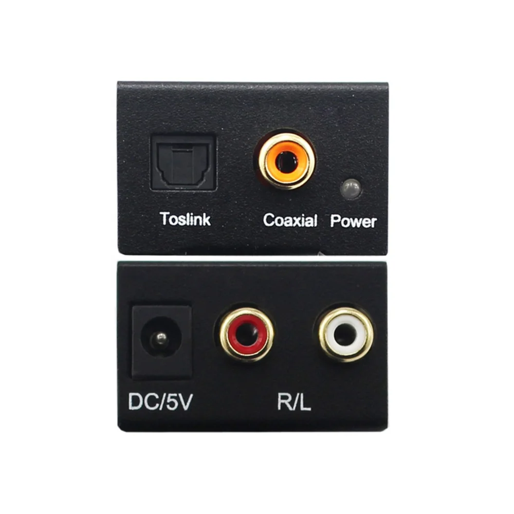 Analog Audio LR to SPDIF Digital Fiber Coaxial Analog Audio L/R to Digital Audio Converter Analog To Digital Audio Converter
