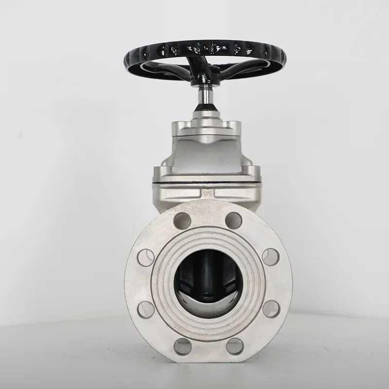 High Quality Manual Stainless Steel Flange Gate Valve Dn100 Resilient Seat Wedge Gate Valve