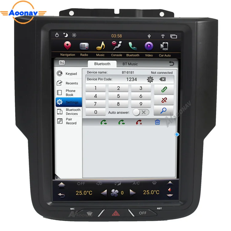  2 Din Android Автомобильная стерео Тесла радио мультимедиа Gps навигация для Dodge Ram 1500 3500 2013