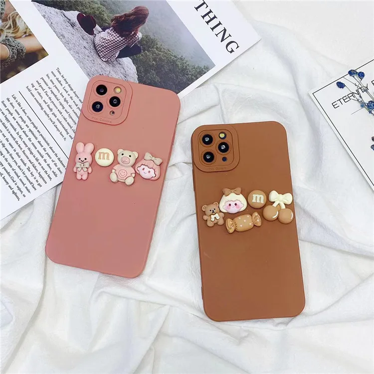 Cute Girl Bear Cartoon For iPhone 13 Pro Case For iPhone 13 Pro Max Case For iPhone 13 Pro Max Phone Case