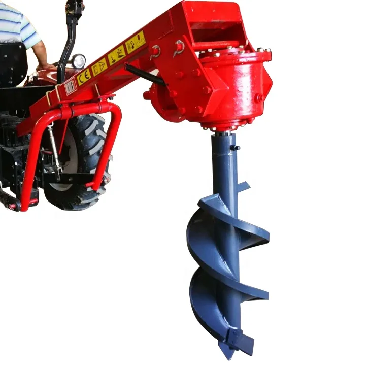 Tractor Driven Earth Augers Drills Post Hole Digger Auger Machine