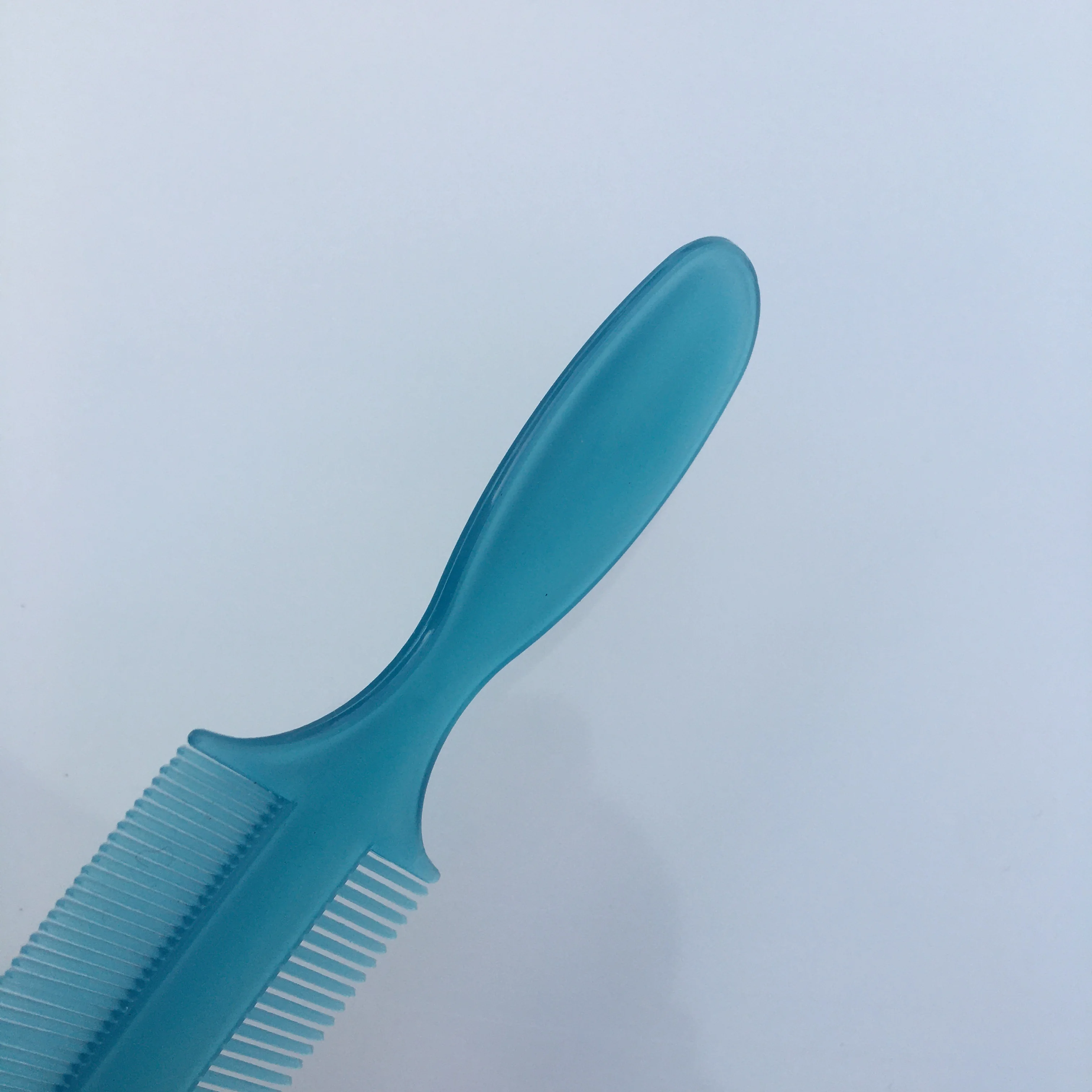 Long Plastic Handle Double Sided Teeth Mini Lice Nit Louse Tick Flea Removing Hair Comb for School Children