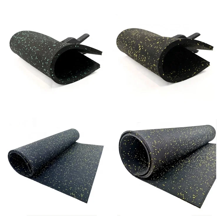 High quality epdm rubber floor roll fitness floor mats shock absorption rubber mat for gym 1mm 2mm 3mm 6mm 8mm 10mm