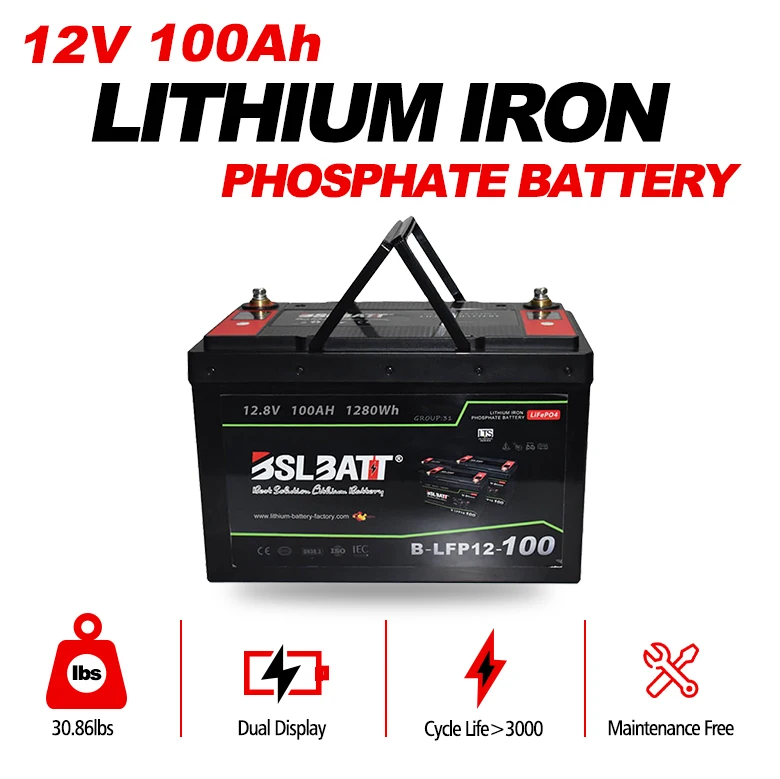 BSLBATT lipo 12V 24V 36V 48v 100ah 200ah 300ah solar lifepo4 energy storage battery pack