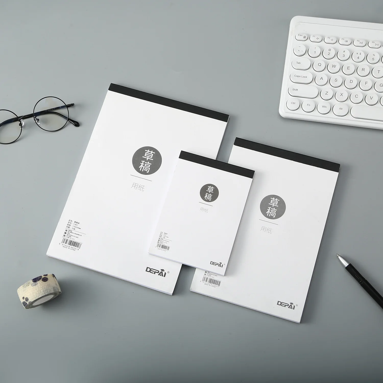 Simple Thickened A3 Spiral Note Book Student Exercise and Business Draft Thermal Binding Paper Cover Manufacturer Direct