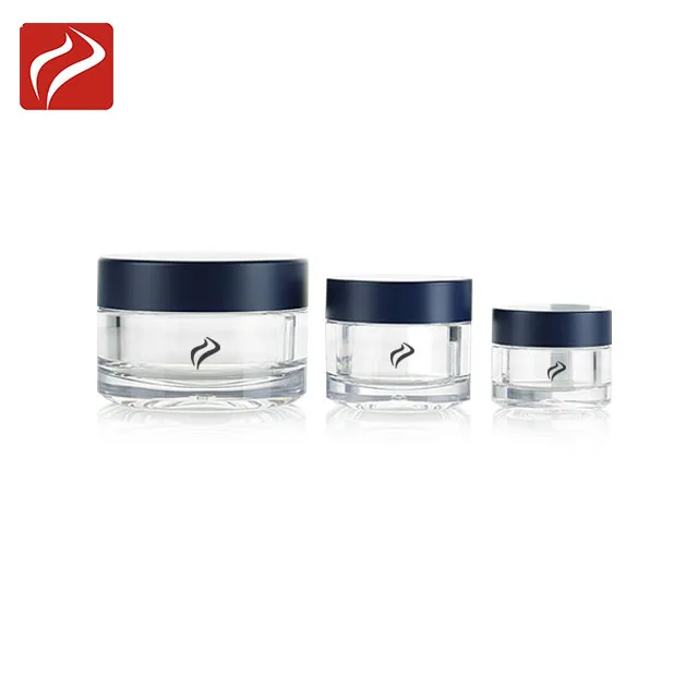 Custom Size Cosmetic Plastic PETG Cream Container Skincare Cream Jar