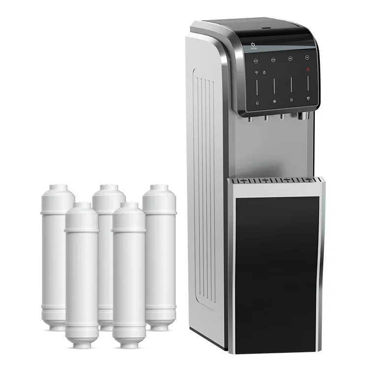 Make Crushed Ice and Bullet Ice Supply Hot Cold Home Temperature Water Ice and Water Dispenser With RO Water Filtration System