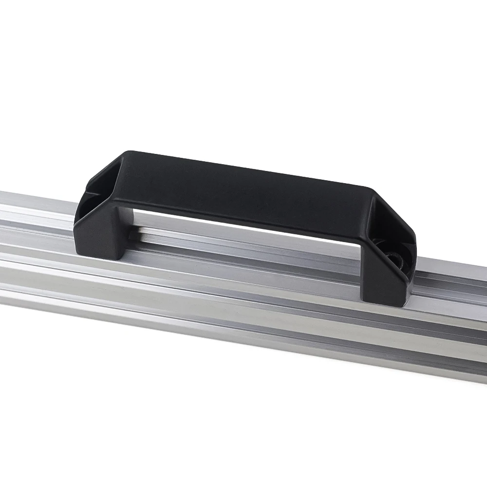 china manufacturer 120mm Black Aluminum handle Furniture cabinet handles for T slot aluminum profile extrusion door and window