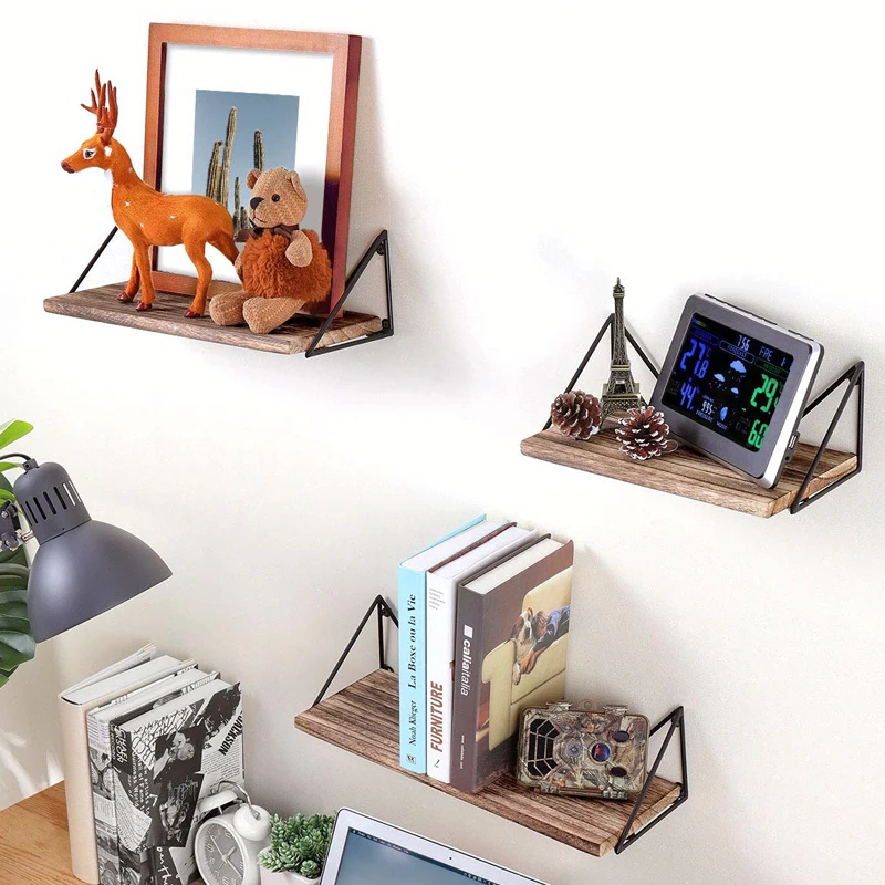 Bedroom Living Room Bathroom Kitchen Office Wall Storage Shelves modern designer Wall Mounted Floating