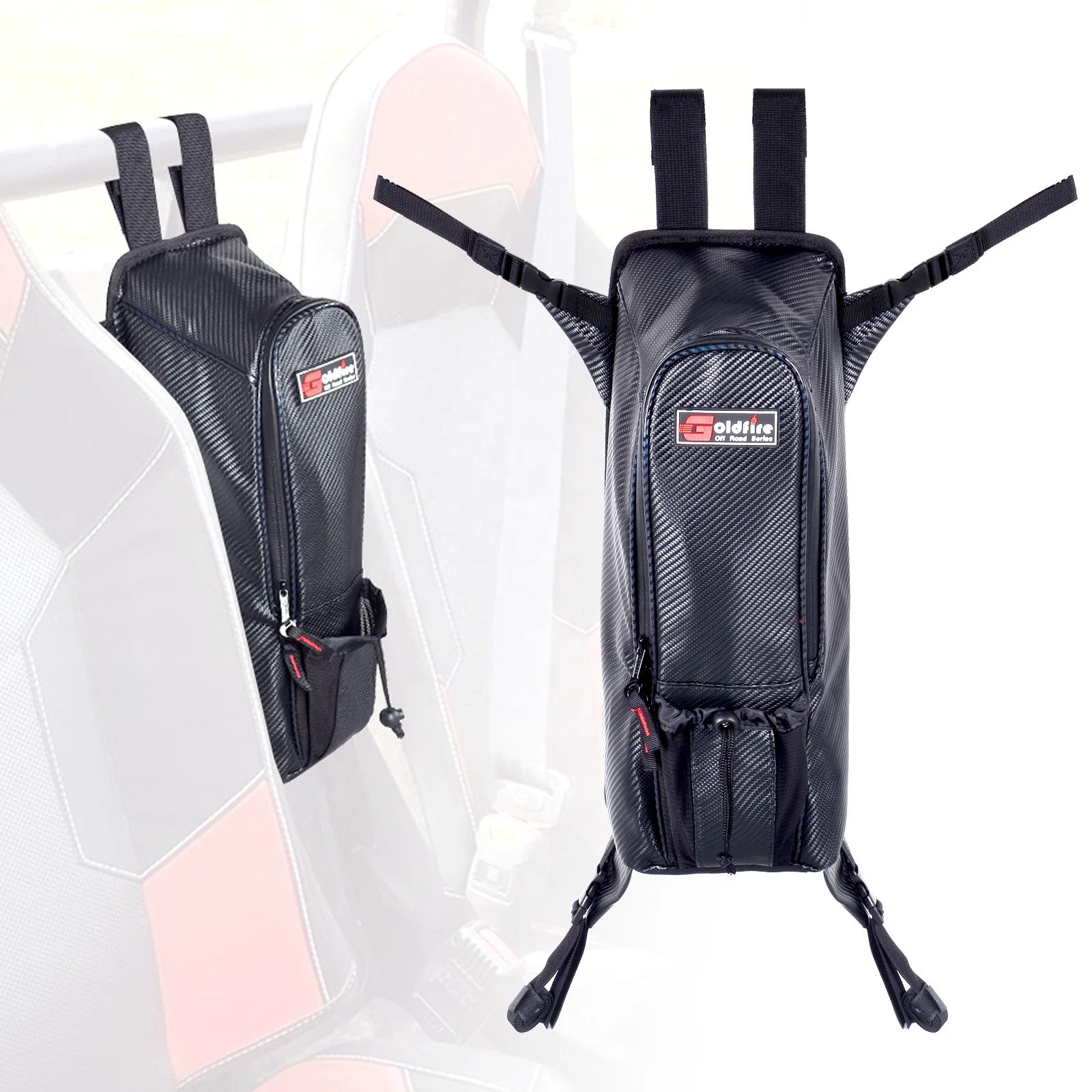 GoldFire Teryx KRX 1000 Bags UTV Storage Accessories Offroad Universal Center Seat Bag For Kawasaki Mule 4000 4010 2010-2022