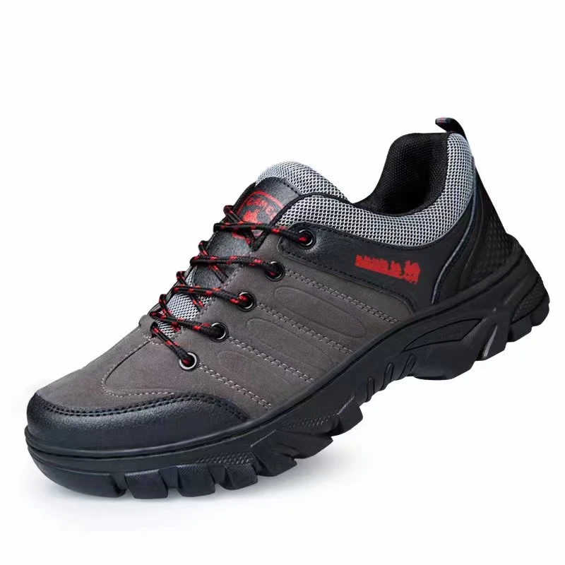 Cheap stock wholesale outdoor leather sports hiking shoes for men women big size 36-48 walking running sport casual shoes