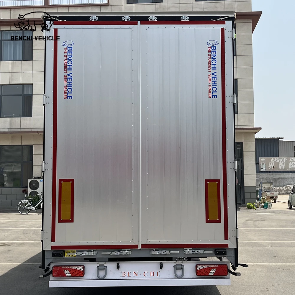 Full Farm Trailer Tractor Curtain Cargo Drawbar Trailer For Sale