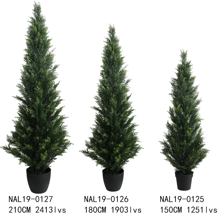 High quality decoration topiary plants artificial bonsai/artificial cypress tree