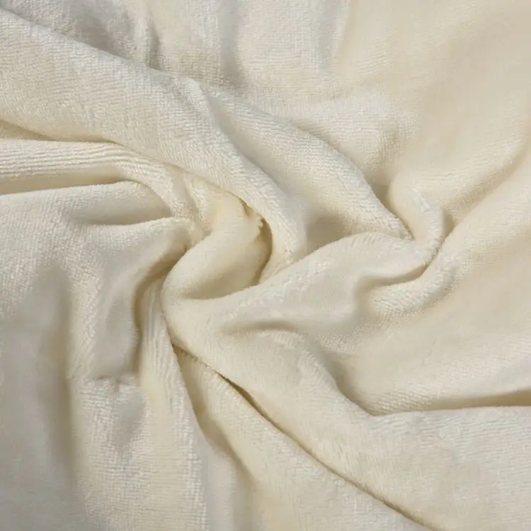 Microfiber Fabric Solid Color White Flannel Electric Over Blanket