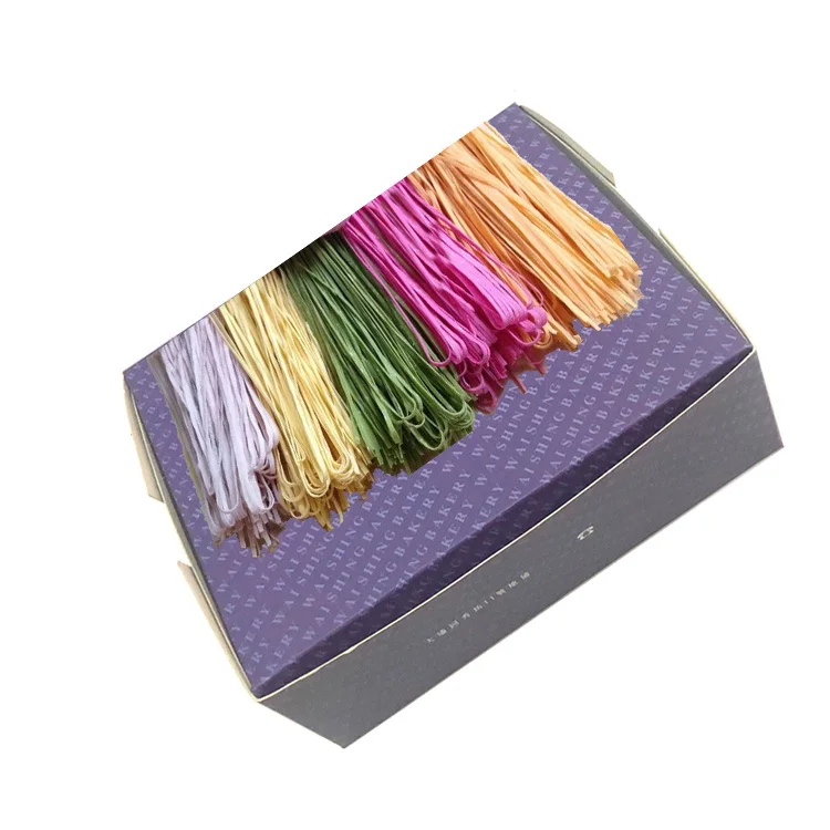 
Chinese food production taste noodles wide round noodles packing box biscuit packing box 
