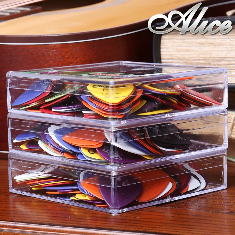 original Alice matte ABS picks Ap-100Q acoustic electric guitar pick 100pcs in one box multiple size options