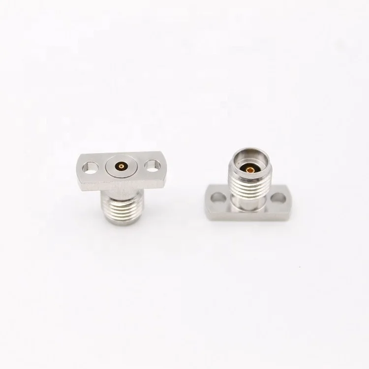 RF coarial connector 2.92mm female flange mount tower cable storage assembly for industry