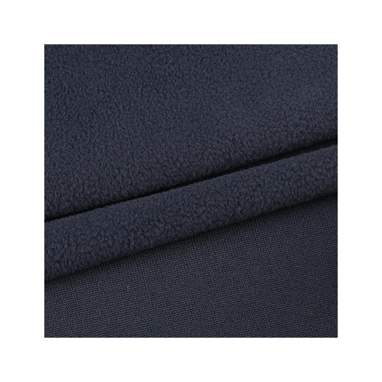 Manufacturer wholesale organic fluffy fleece fabric polar for clothing.