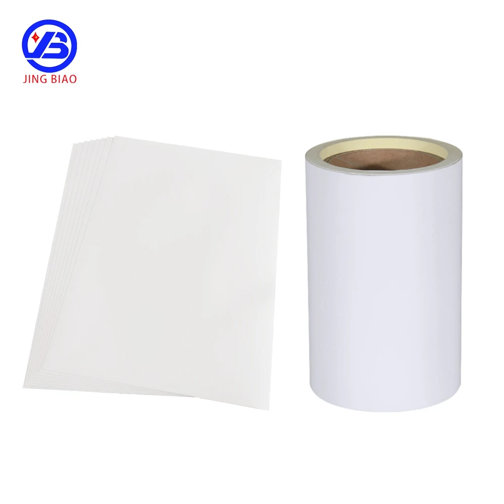 High Temperature Resistance Waterproof Double-side Printable A4 Size Inkjet Clear / White PET Film For Inkjet Or Laser Printer