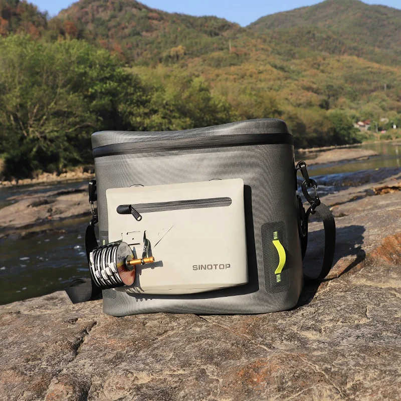 Другие сумки для рыбалки, водонепроницаемые аксессуары для кемпинга 840D, сумка для инструментов Flyfishing из ТПУ, сухая прочная сумка на молнии для приманки