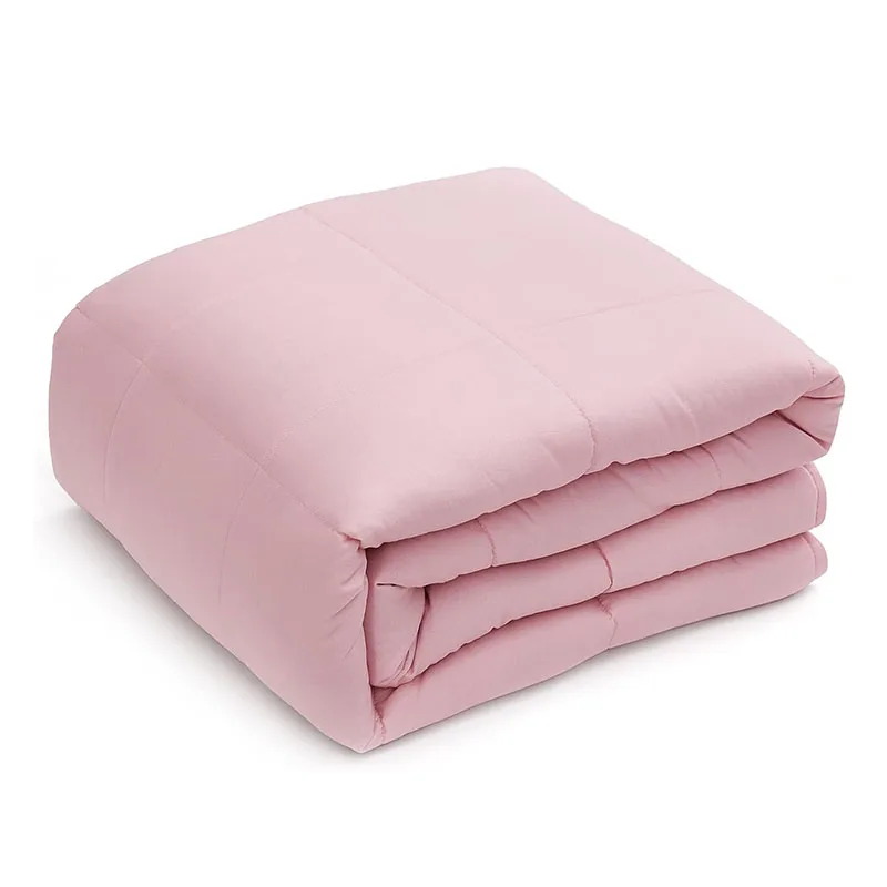 Заводская поставка, высококачественное Хлопковое одеяло для взрослых с аутизмом, утяжеленное одеяло, переносное, пригодное для использования в гостиницах и больницах, стеклянные бусины