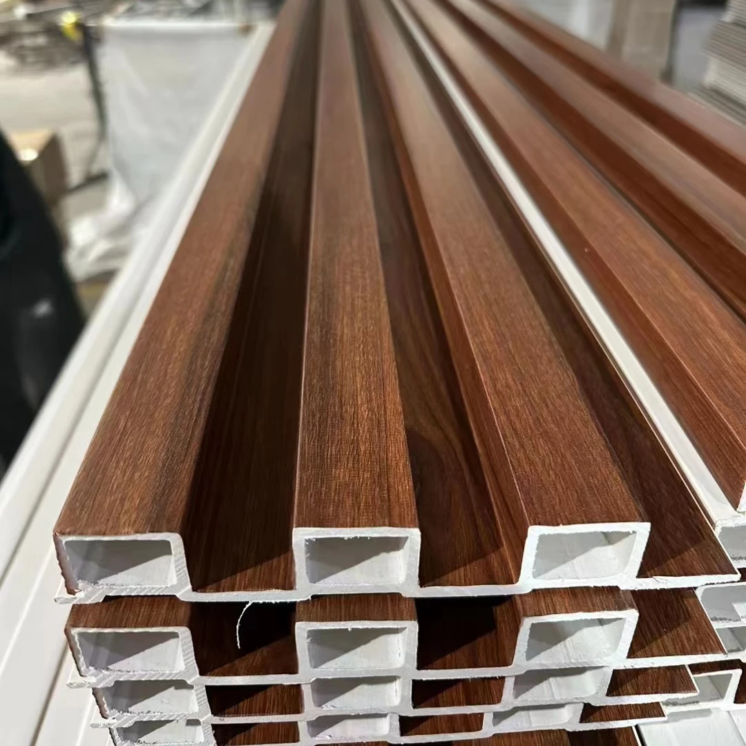 Wall cladding co extrusion wpc panel wall for interior and exterior