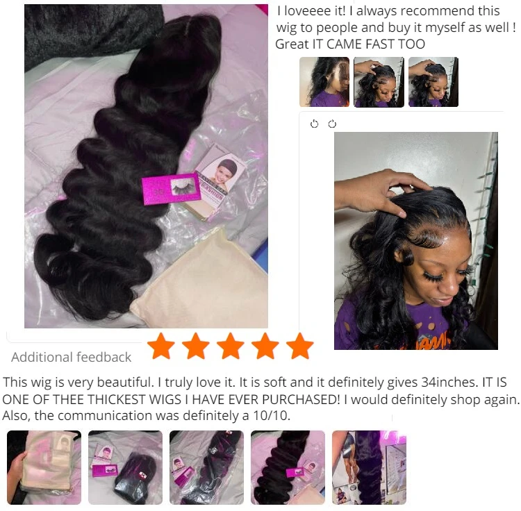 Wholesale 13x4 Full Frontal Wig For Black Women Glueless Brazilian Human Hair Wig Pre Plucked Bleached Knots Lace Front Wig