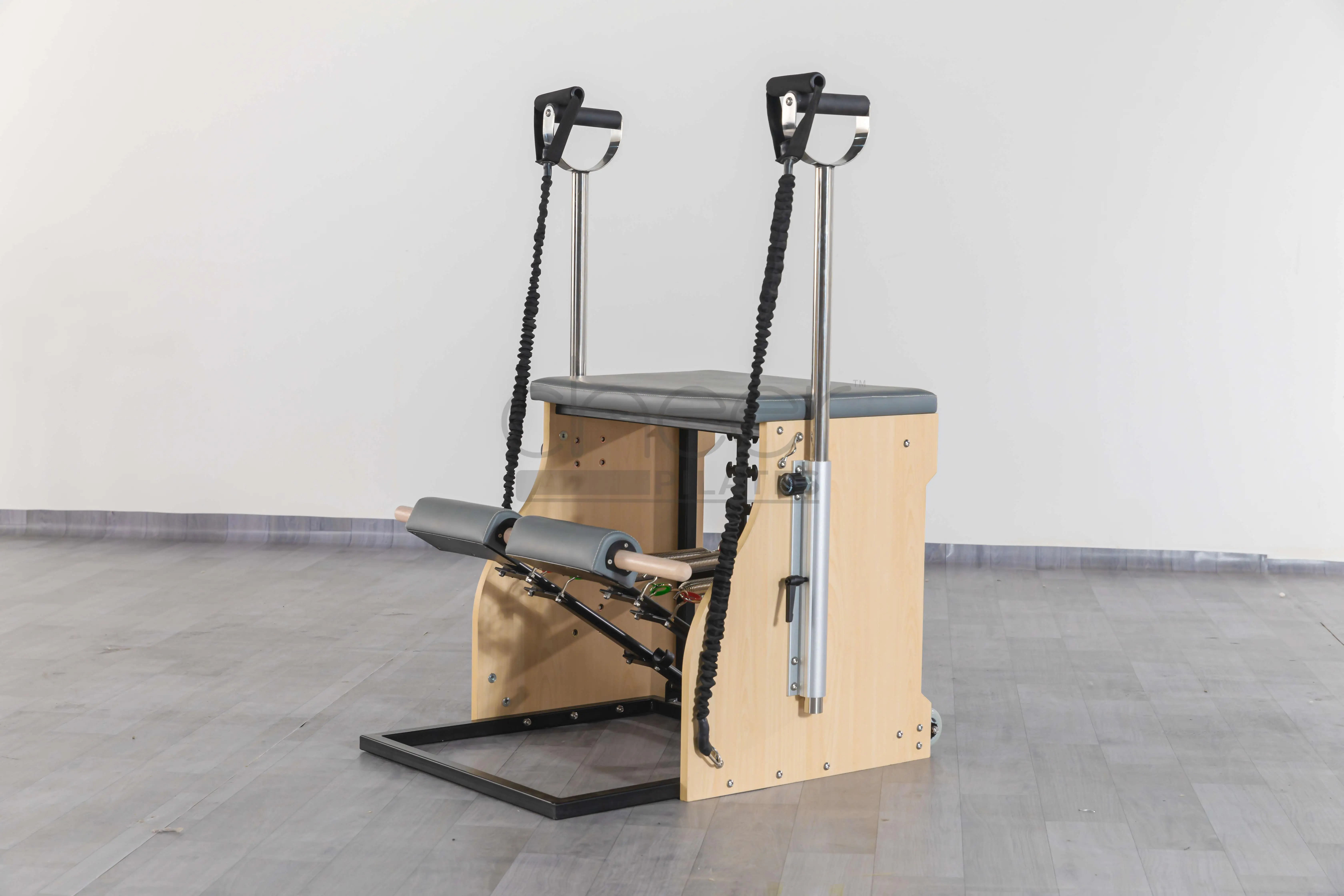 Professional Yoga Training Equipment Maple Wood Wunda Chair Pilates For Yogo Studio