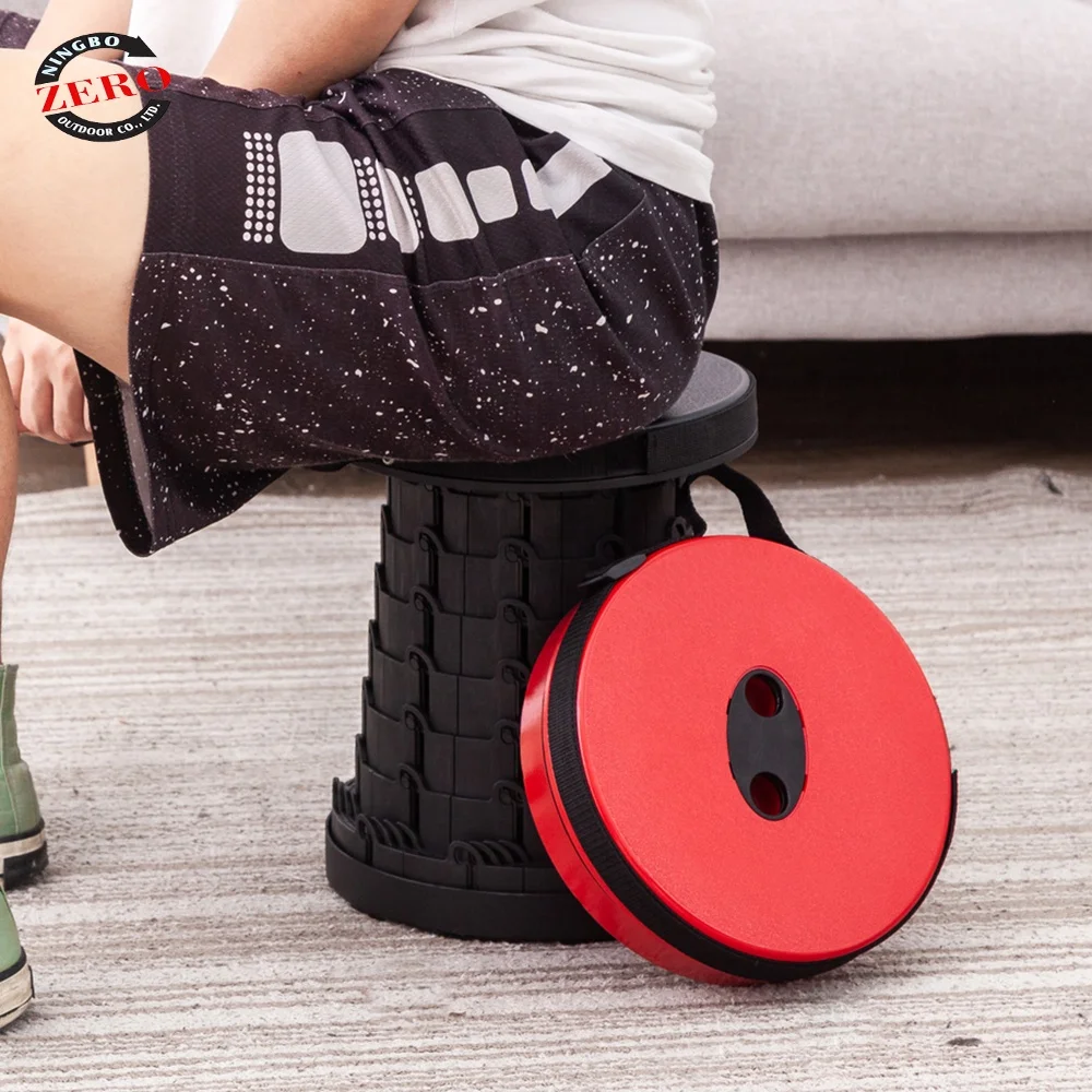 
Portable Retractable Telescoping Folding Stool Lightweight Portable Chair Small Camp Stool for Camping Fishing Hiking 