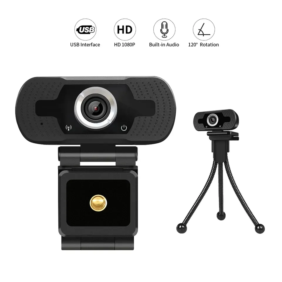 2023 Loosafe Usb Webcam Computer 1080p With Microphone Wide Angle Lens Pc Camera Professional
