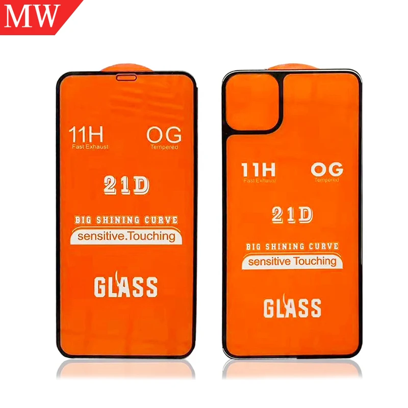 Full cover 9H tempered glass For iphone 11 pro front back screen protector