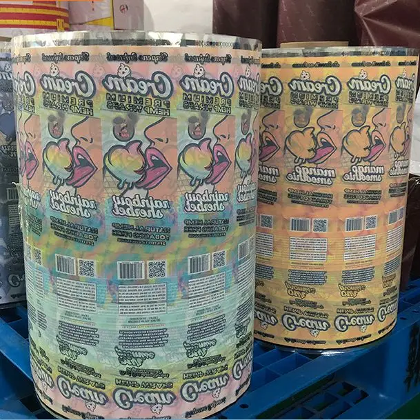 Mass customization wet wipes package bags roll film biodegradable facial mask cosmetics automatic packaging bag film roll