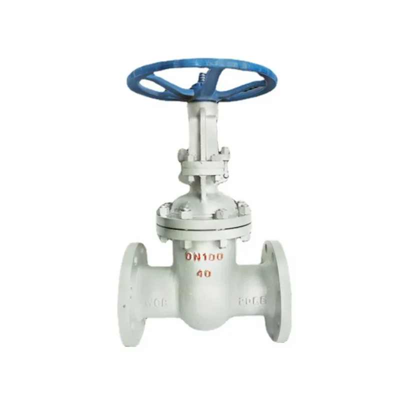 WCB flanged steam heat conduction oil high temperature valve manual open rod carbon steel gate valve