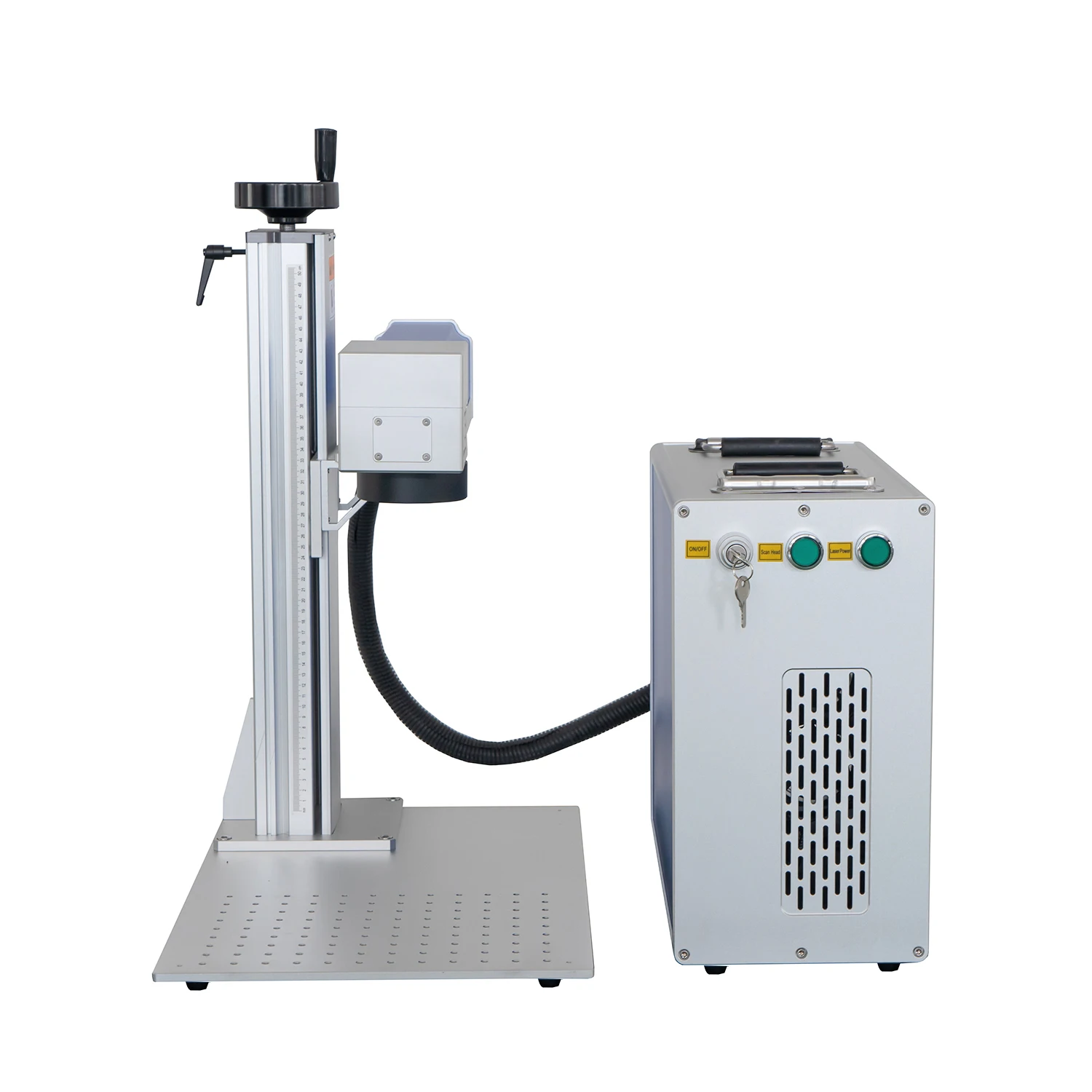Max Raycus Jpt Fiber Laser Marking Machine Laser Engraver Cutter with Rotary 20W 30W 50W 100W Portable BJJCZ and EZCAD Software