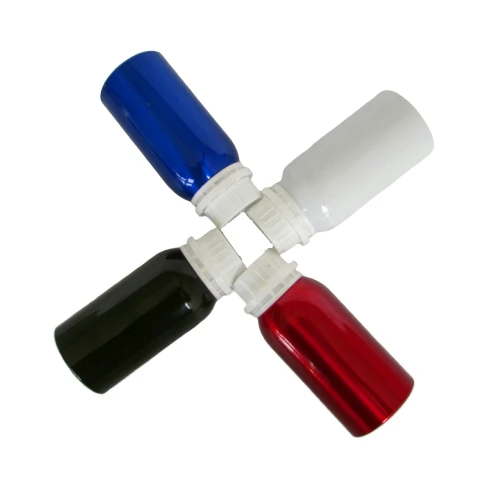 50ml 100ml 120ml aluminium talc powder coating bottle