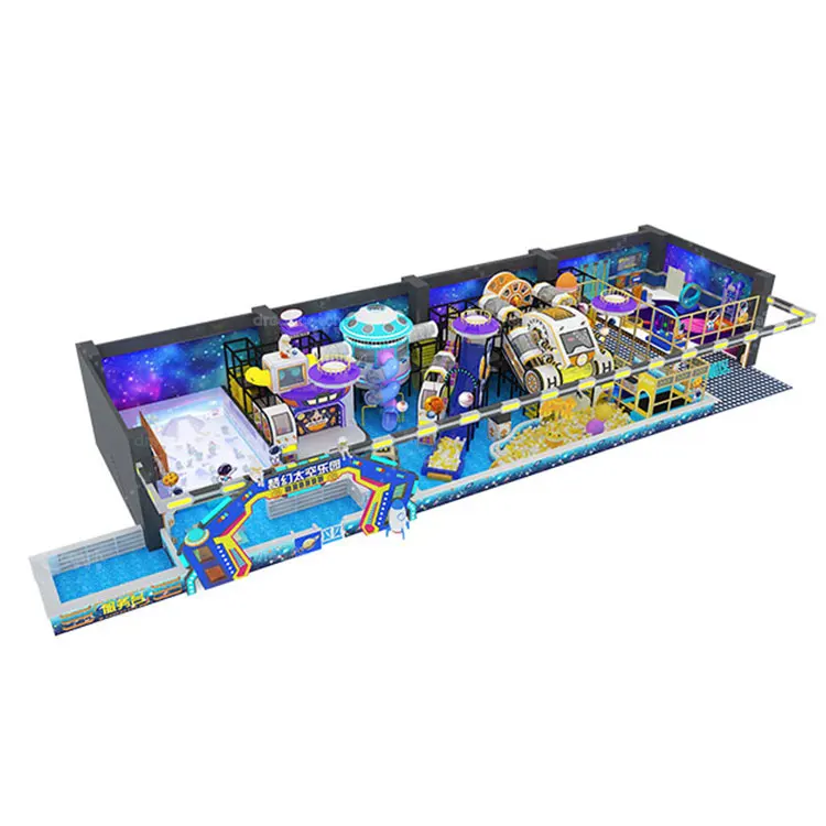 Custom Children playroom soft play center equipment set commercial indoor kids playground