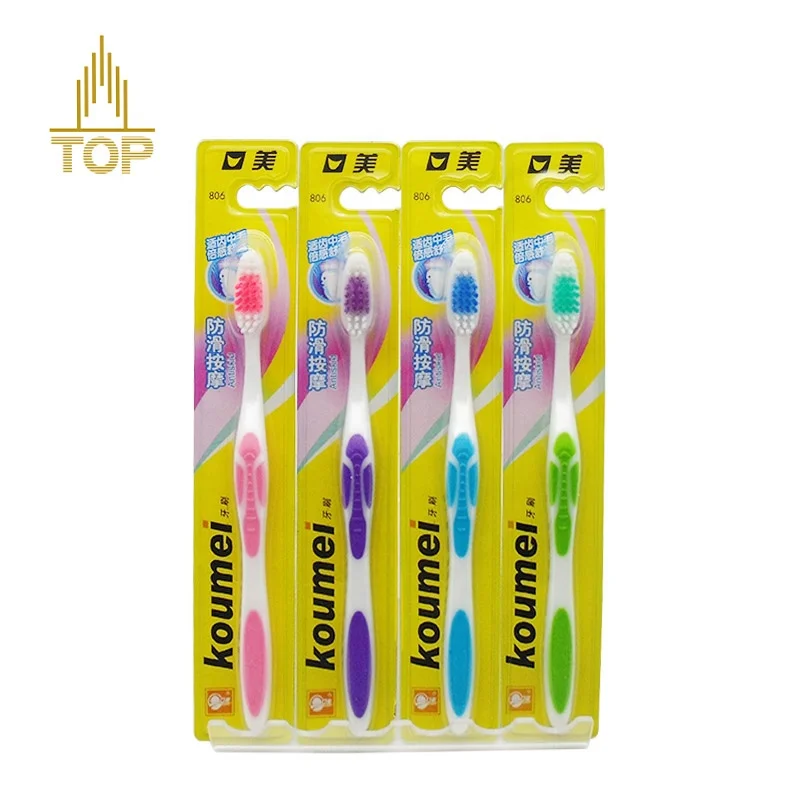 Customized Adult Toothbrush China Supplier  Adult Soft Bristle Plastic Toothbrush