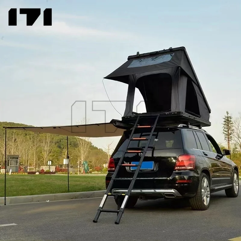 Outdoor Activities Tents Camping Outdoor Car Roof Camp Tent Roof Top Tent Hard With Storage Bags