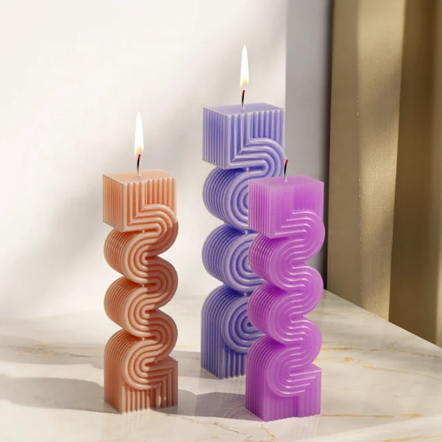 DLR1267 factory wholesale Panshan highway modeling candle mold aromatherapy mold soap silicone mold