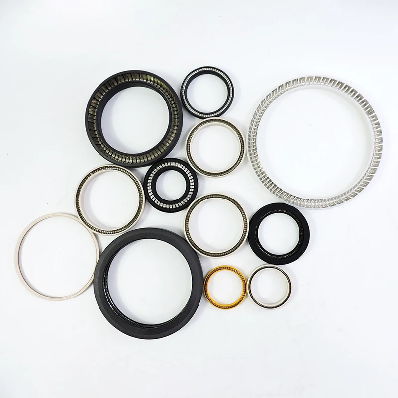 Carbon Filled Ptfe Spring Energized Rod Seal graphite filled fkm spring energized seals