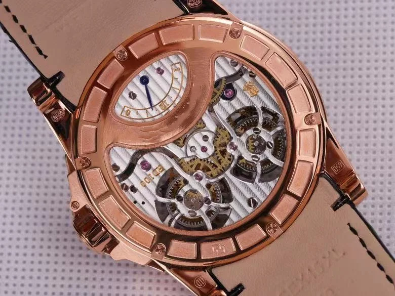 High-end luxury mechanical watch JB factory 45mm 18K gold RD01 double tourbillon manual winding RDDBEX0280 brand watch
