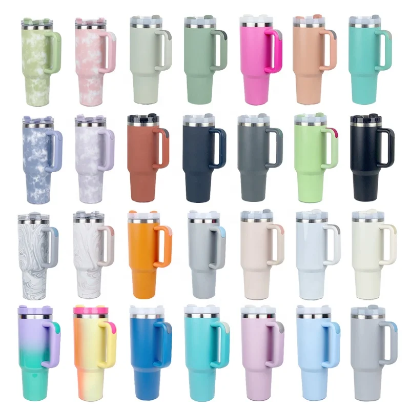 30oz Stainless Steel Big Rainbow Tumbler Double Wall Vacuum Insulated Travel Mug Durable Insulated Coffee Mug