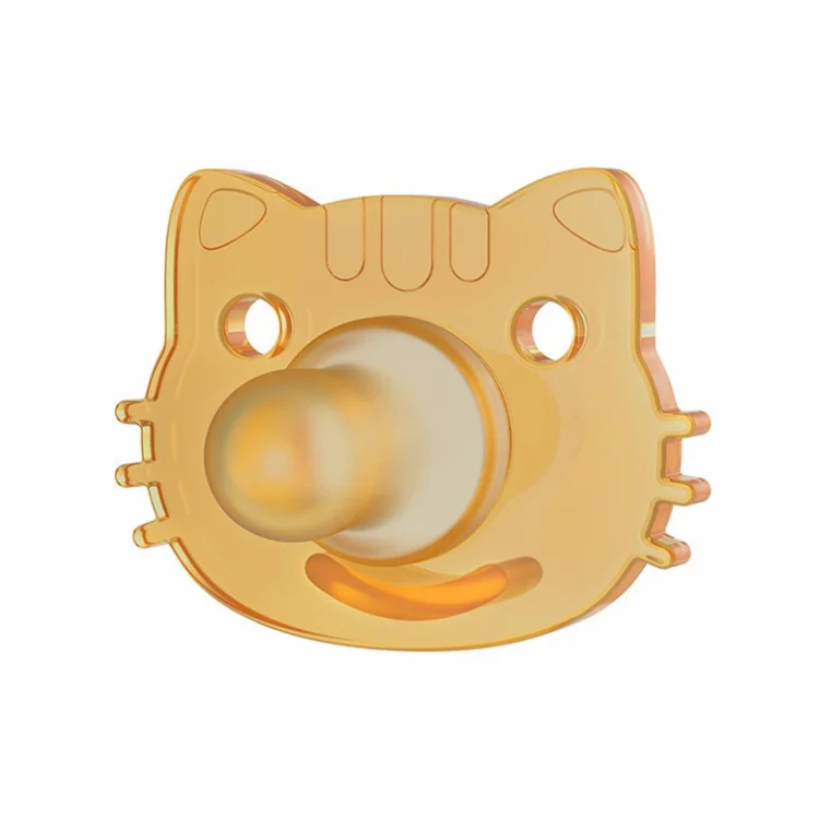 0-6M Newborn baby silicone soft Orthodontic Baby Pacifier with clip PP box