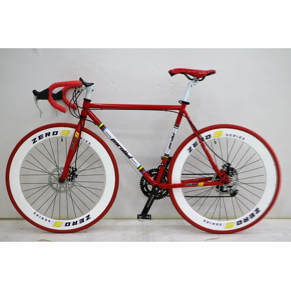 Road bicycle Original 2024 carton steel frame 12speed Multi-color Accessories complete road bike 26