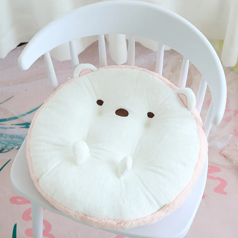 Cartoon Cute Animal Linen Cotton Sofa Cushion For Leaning On Of High Quality Material Pillow