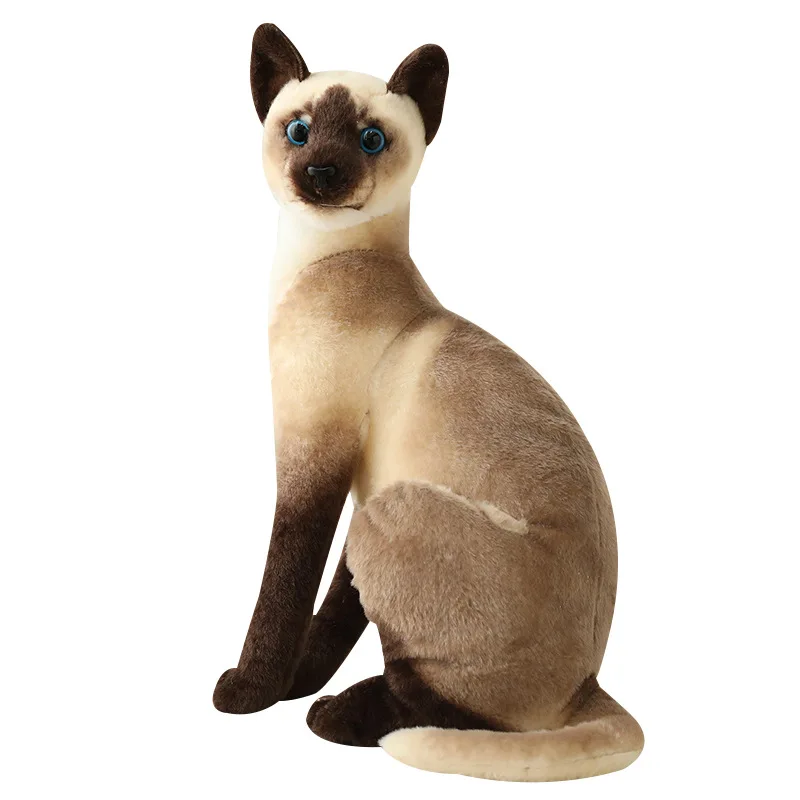 Wholesale Simulation Cute Plush Toy Lazy Cat Realistic Cat Plush Toy Cat Stuffed Animal Toy